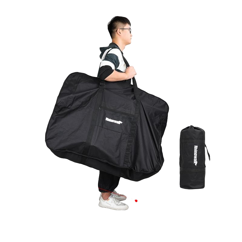 Rhinowalk犀牛折疊自行車(chē)電動(dòng)車(chē)裝車(chē)包大行小布單車(chē)打包收納袋地鐵高鐵托運 RF260適合26寸及以下折疊車(chē)型 折疊車(chē)裝車(chē)收納袋