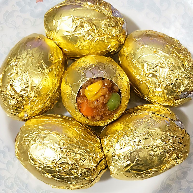 青阳山 流油咸鸭蛋巢湖特产麻鸭蛋熟 黄金糯米蛋 糯米鸭蛋65g*10只