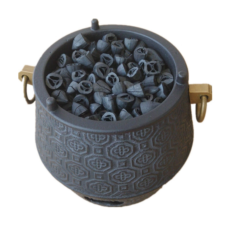 一米都市乌橄榄核炭茶道潮州功夫茶微烟炭果木无烟炭核桃煮茶炭烧烤火