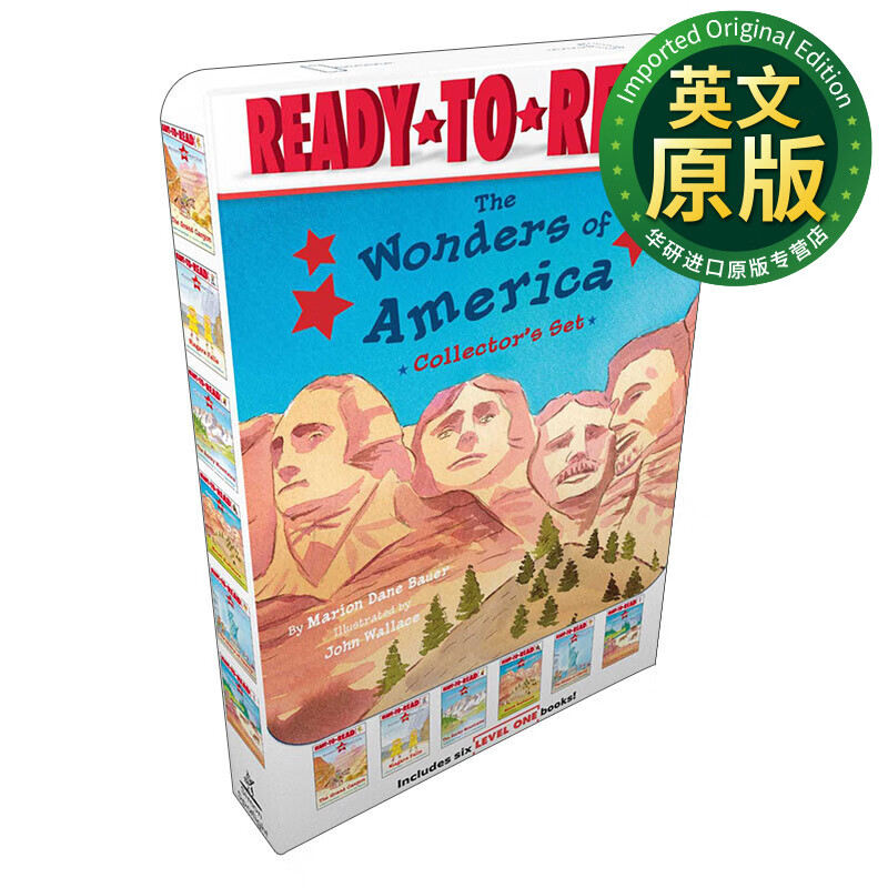 the wonders of america 美国奇观 6册盒装 ready to read level 1