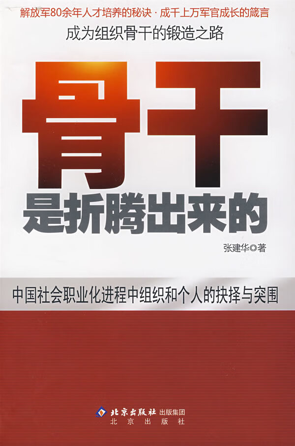 骨干是折腾出来的 张建华 著
