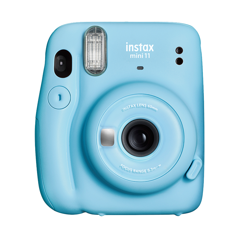 富士instax立拍立得mini11一次成像相機傻瓜旅遊照相機相紙 晴空藍