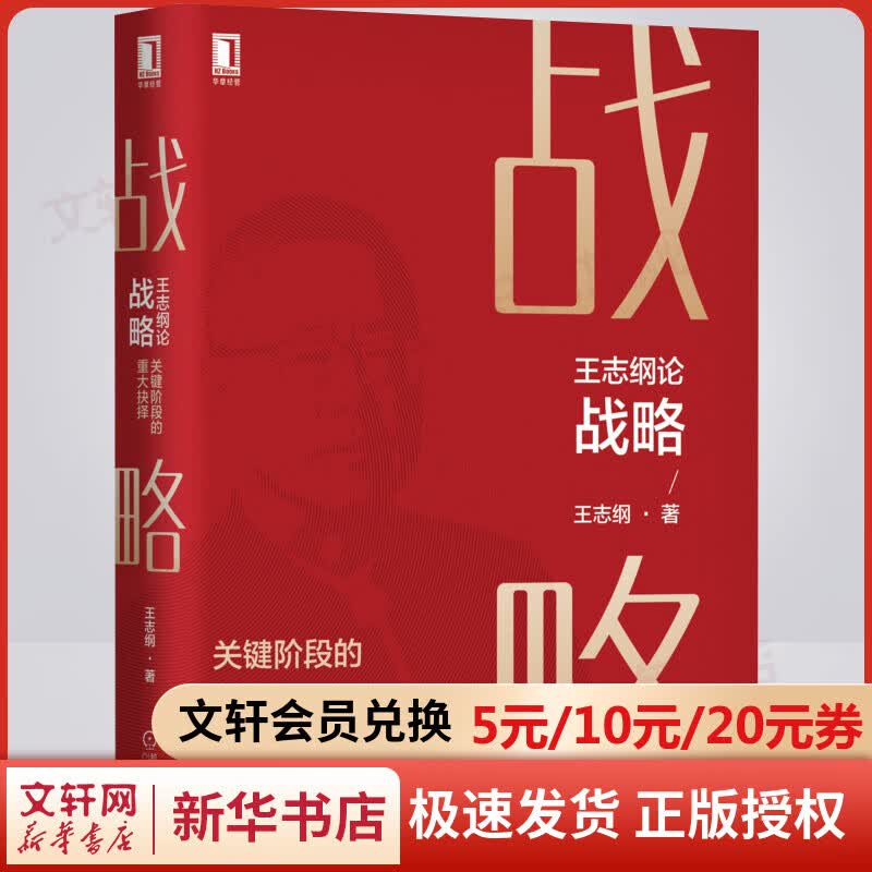 王志纲论战略：关键阶段的重大抉择 图书