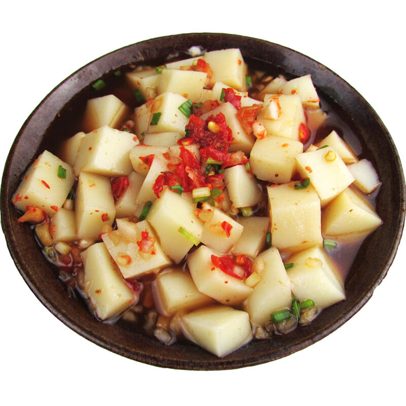 稀壤来凤石灰米豆腐特色小吃手工凉粉凉拌菜2斤贵州特产