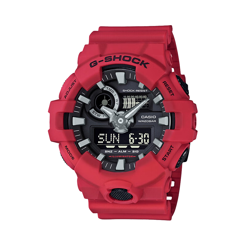 ���ڲ���������ŷ(CASIO)�б�G-SHOCK��ˮ�๦�ܳ����˶�������б� ɧ��GA-700-4A