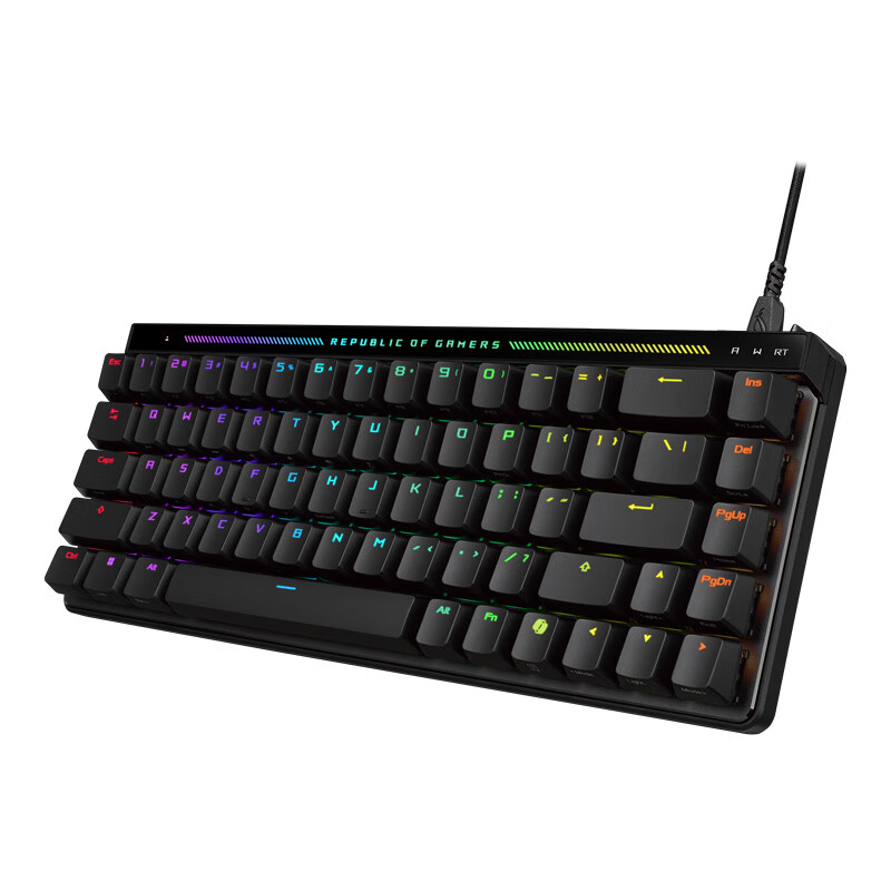 ROG魔导士Ace HFX磁轴电竞键盘 游戏有线键盘 Gasket 8K回报率 小蜜蜂战队同款 UV涂层 ABS版
