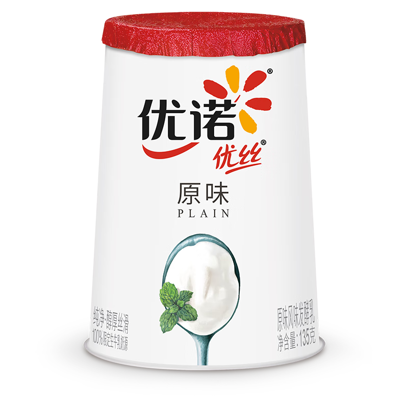 优诺（yoplait） 优丝 果味发酵乳 135g*15杯 低温酸奶生鲜 草莓 蓝莓 椰子 白桃 香草 各3个