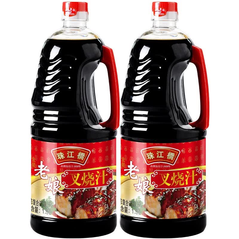 珠江桥牌老娘叉烧汁 粤式风味蜜汁叉烧酱 一酱成菜懒人酱汁网红烤肉