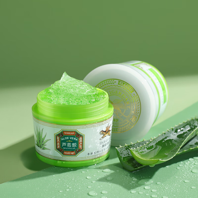 永安虎标芦荟胶60g滋润舒缓晒后修护不刺激保湿补水凝胶 60g 1盒