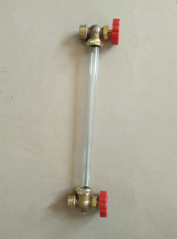 仁聚益水位计液位计玻璃管考克阀门水箱水位显示器铜考克不锈钢阀门