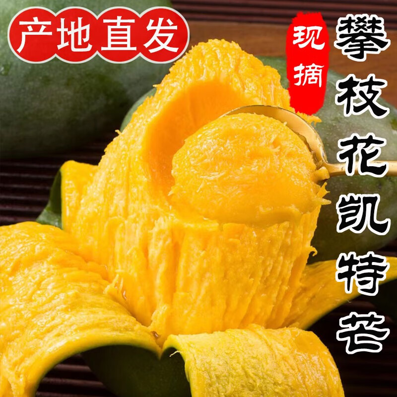 察那手四川攀枝花凯特芒果 青皮芒 芒果生鲜 生吃大芒果 5斤单果400g以上怎么样,好用不?