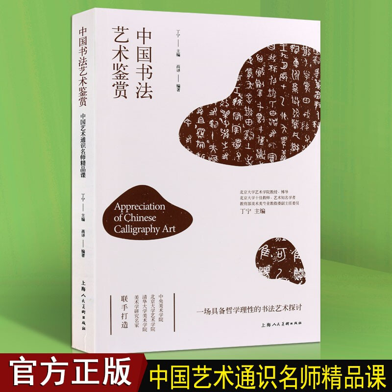 中国书法艺术鉴赏 书法赏析书籍 中国艺术通识名师精品课 上海人民