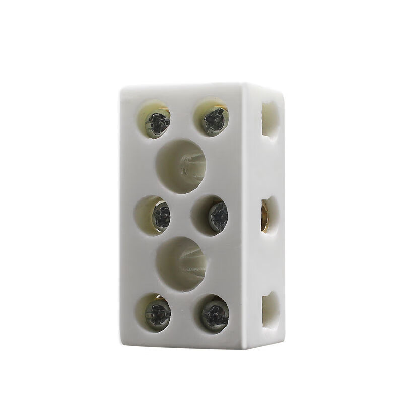 高频陶瓷接线柱 二五眼瓷接线板绝缘磁接头接线端子座 高温瓷接头