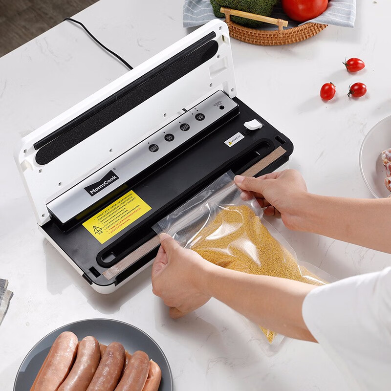 Momscook 真空封口机 多功能 包装机 封口机 塑封机 过塑机 保鲜真空机  全自动 家用 真空封口机-GT-VSM