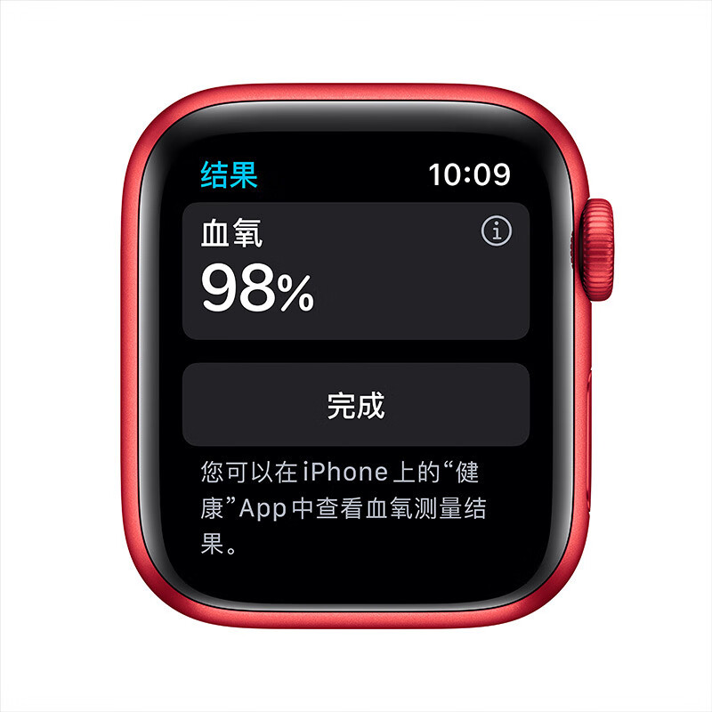 Apple Watch Series 6智能手表 GPS+蜂窝款 40毫米红色铝金属表壳 红色运动型表带 M06R3CH/A