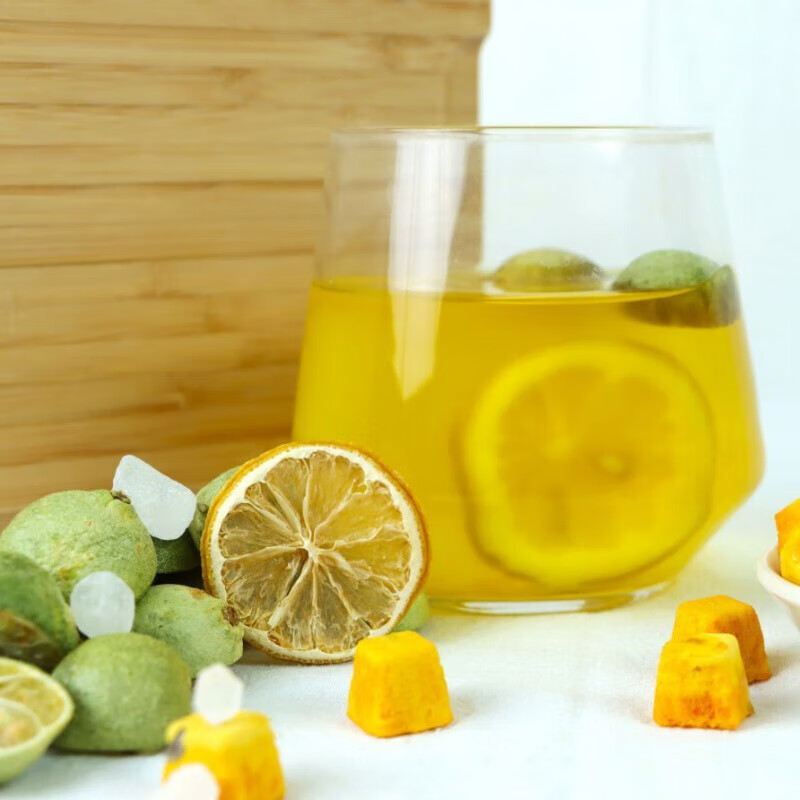 金桔柠檬百香果茶水果茶泡茶水 青桔柠檬百香果茶 夏日冷泡果饮45袋