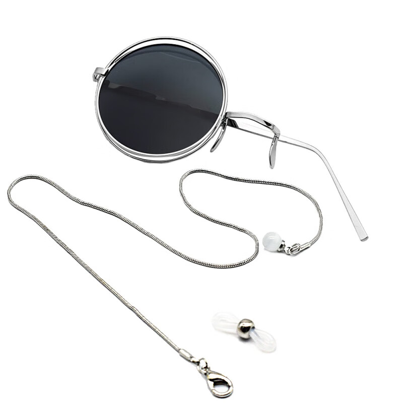 mincity资本家单片单眼眼镜右眼复古 cos搞怪 道具 夹鼻单边镜片 黑灰