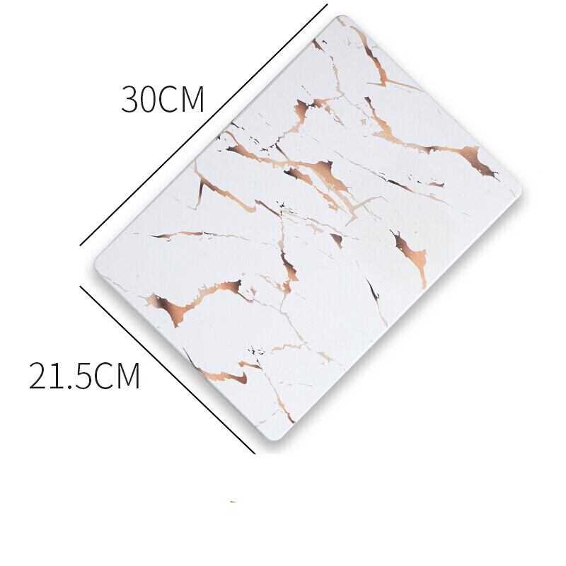 素树家居 硅藻泥吸水垫洗手台洗漱垫硅藻土杯垫小洗漱台防水垫肥皂垫牙刷垫 金纹硅藻泥托盘-D款