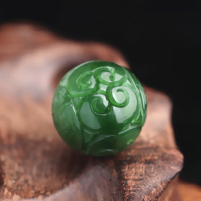 达禾梦7a收藏俄罗斯手工雕刻龙纹珠 项链配饰diy多宝文玩散珠 7a收藏