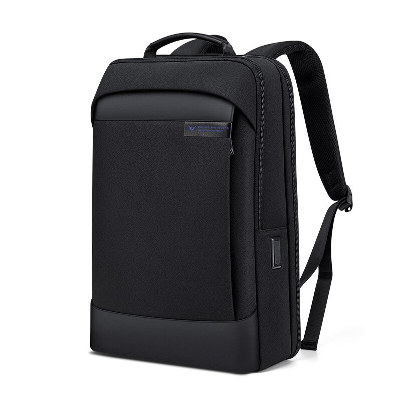 williampolo背包男双肩包尚潮中青年大容量大学生轻便百搭休闲书包 色