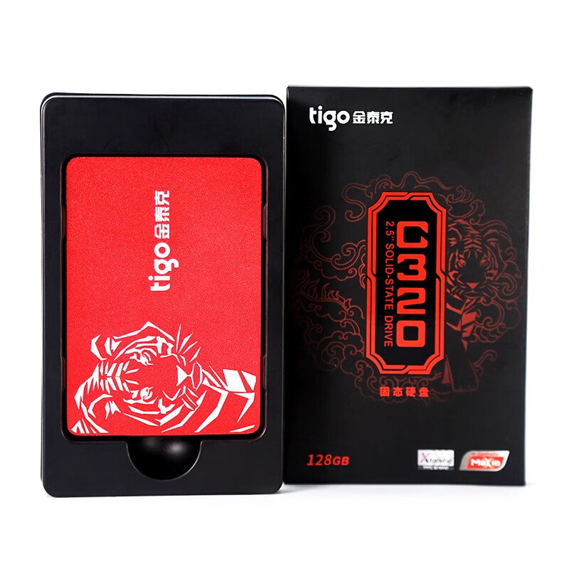 金泰克（Tigo）128GB SSD固态硬盘 SATA3.0接口 C320系列 长江存储颗粒/国产颗粒/联芸主控