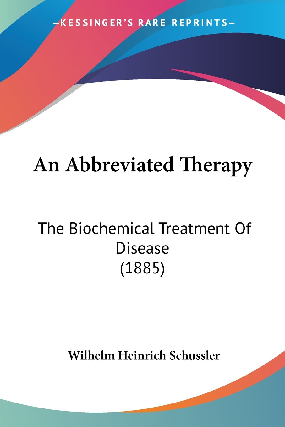 【预售 按需印刷】an abbreviated therapy