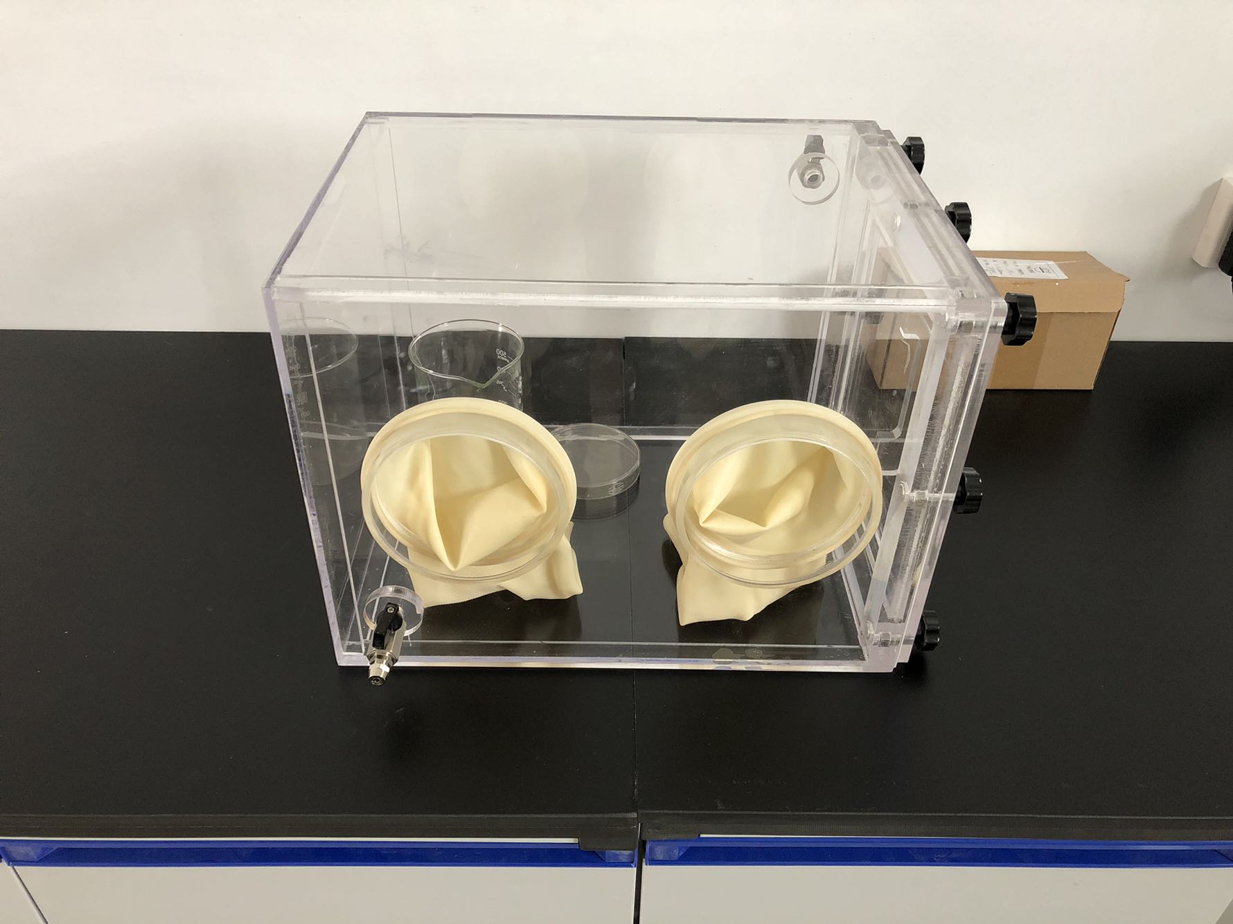 花乐集b型氮气手套箱 无菌手套箱 有机玻璃氮气操作箱 惰性气体手套箱