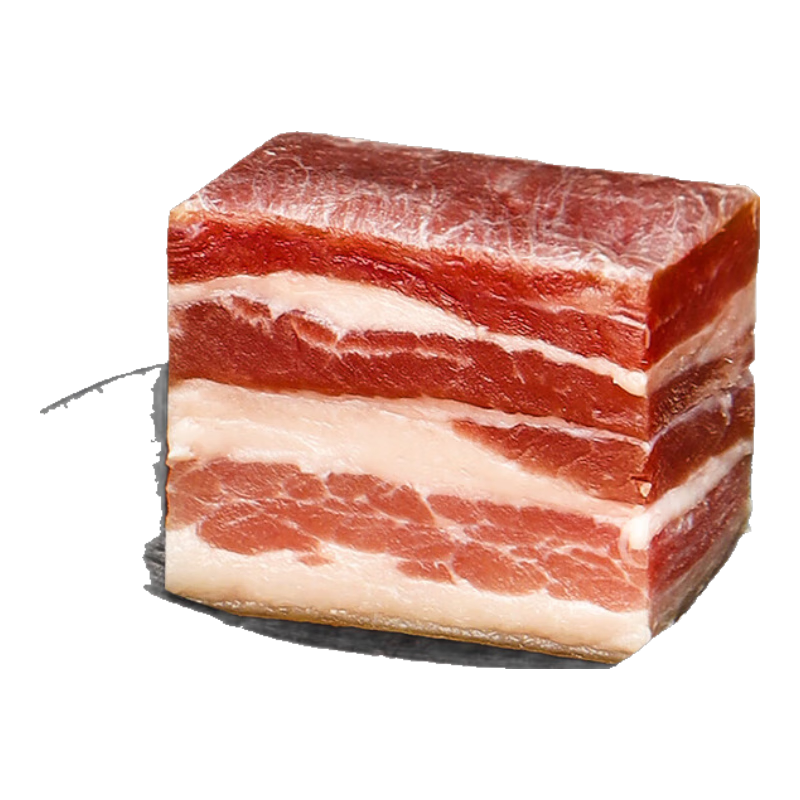 金華火腿風(fēng)干五花臘肉咸豬肉農(nóng)家風(fēng)味咸肉腌制五花肉南風(fēng)肉上海五花肉 500g風(fēng)干五花肉