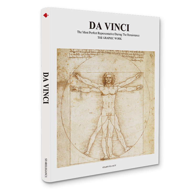 达芬奇传手稿篇 Da Vinci  临摹速写素描手绘手稿绘画作品集  繁体中文版 艺术收藏经典画册