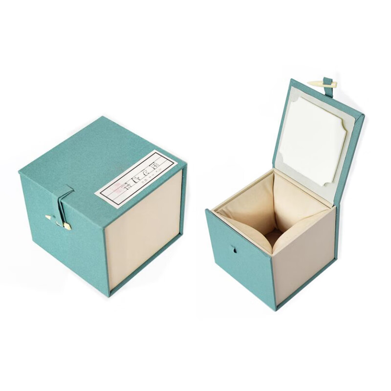 尚沃玛礼品盒紫砂壶包装盒建盏茶碗礼品锦盒杯子小号盒子茶杯正方形