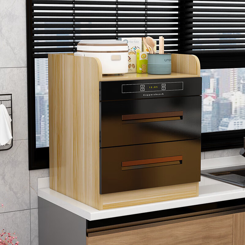 mef定制实木蒸烤箱电器专用收纳子 台面款颗粒板2【颜色需要备注