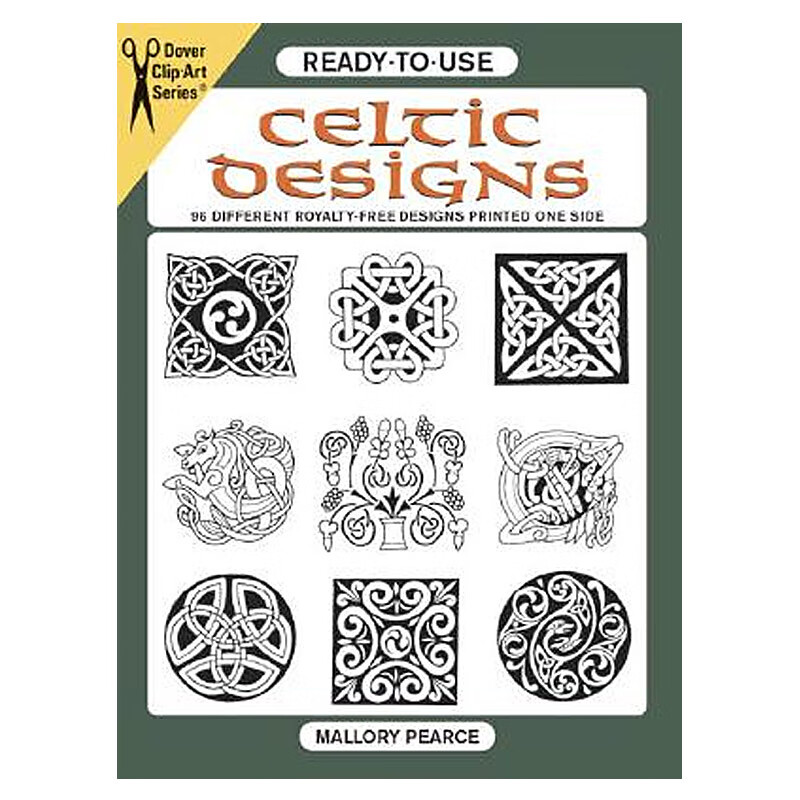 【中图原版】ready to use celtic designs即用型凯尔特人设计英文