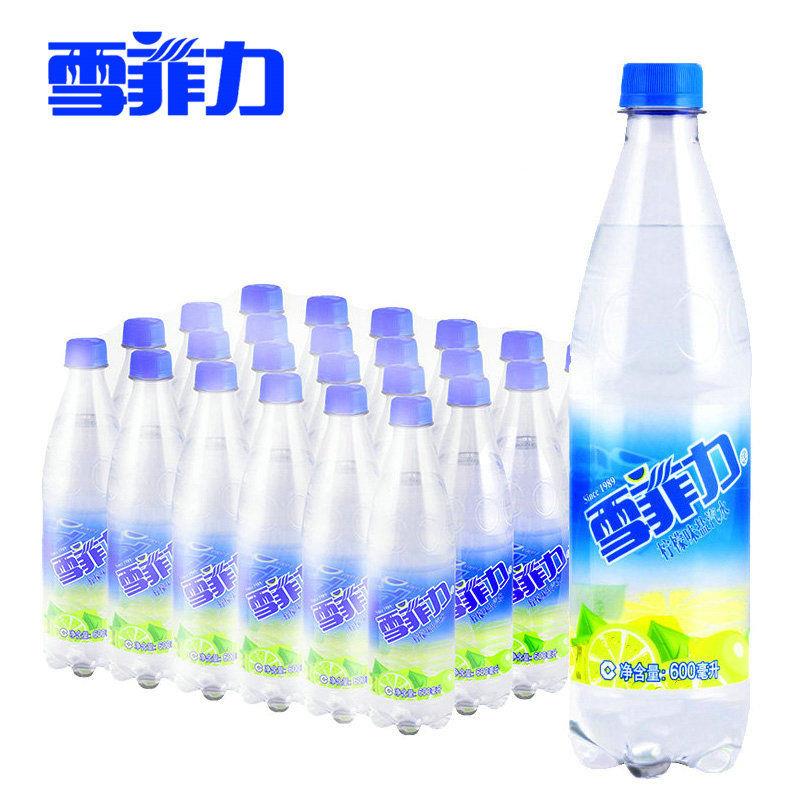 可口可乐雪菲力盐汽水600ml*24瓶装【现货即发】柠檬口味饮料清爽 600
