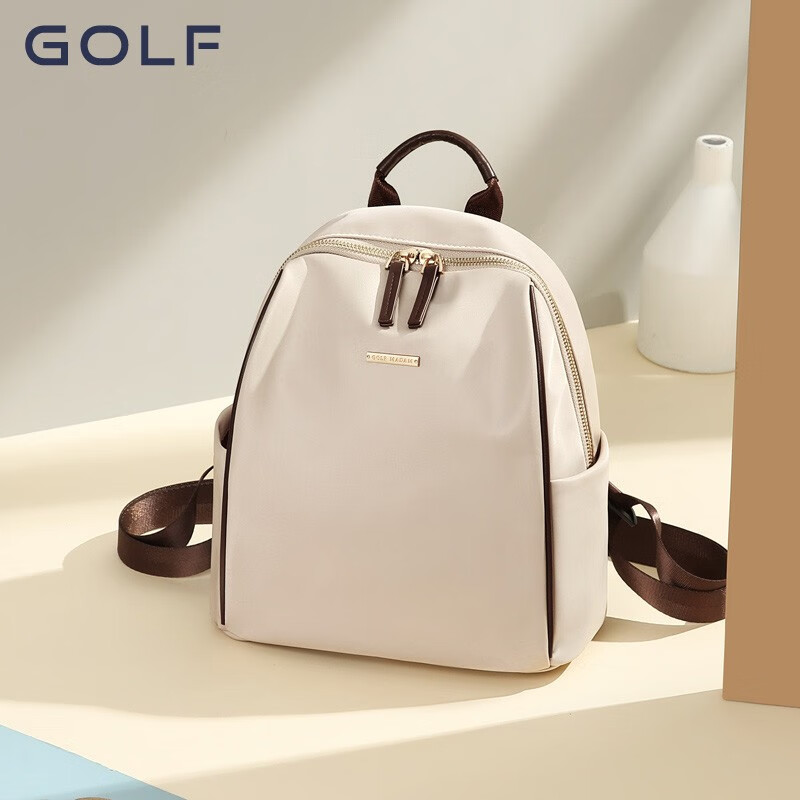 golf高尔夫女双肩包时尚休闲通勤女士背包可装11英寸ipad平板包包女包