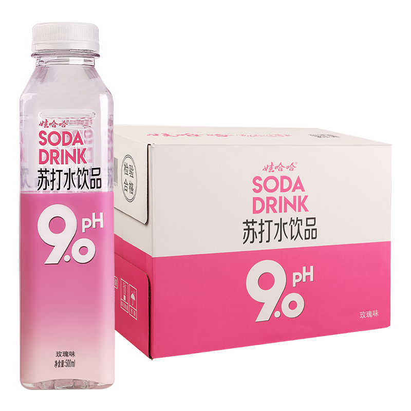 喝出健康，买娃哈哈pH9.0玫瑰味苏打水|京东怎么显示饮料历史价格