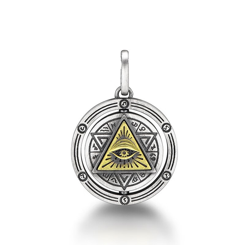 神孩子 克苏鲁周边 复古克系项链荷鲁斯之眼恶魔克苏鲁周边朋克男小众