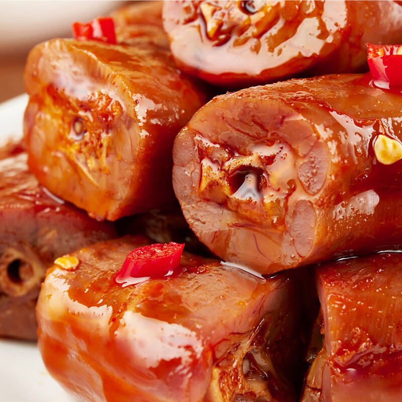 绝艺鸭脖零食解馋麻辣卤味熟食小吃休闲食品 400g大辣味鸭脖【礼袋装