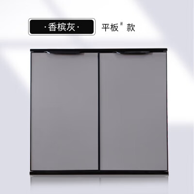 框款式橱柜门定制厨房灶台门板定做卫生间洗衣机柜门自装 平板香槟灰