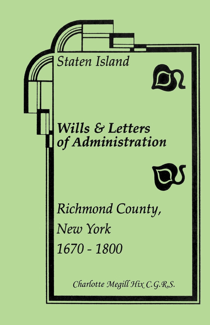 【预售 按需印刷】staten island wills and letters of