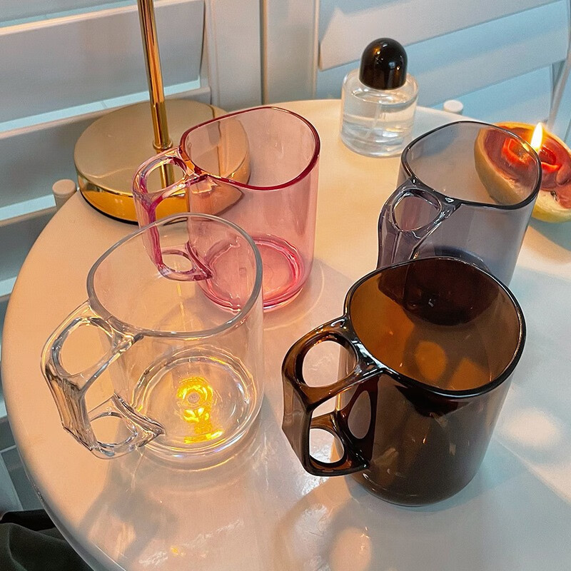 帝达芙美妆工具其他美妆工具浴1室1弧1型1口1漱1口1杯情1侣1手1柄 4个装