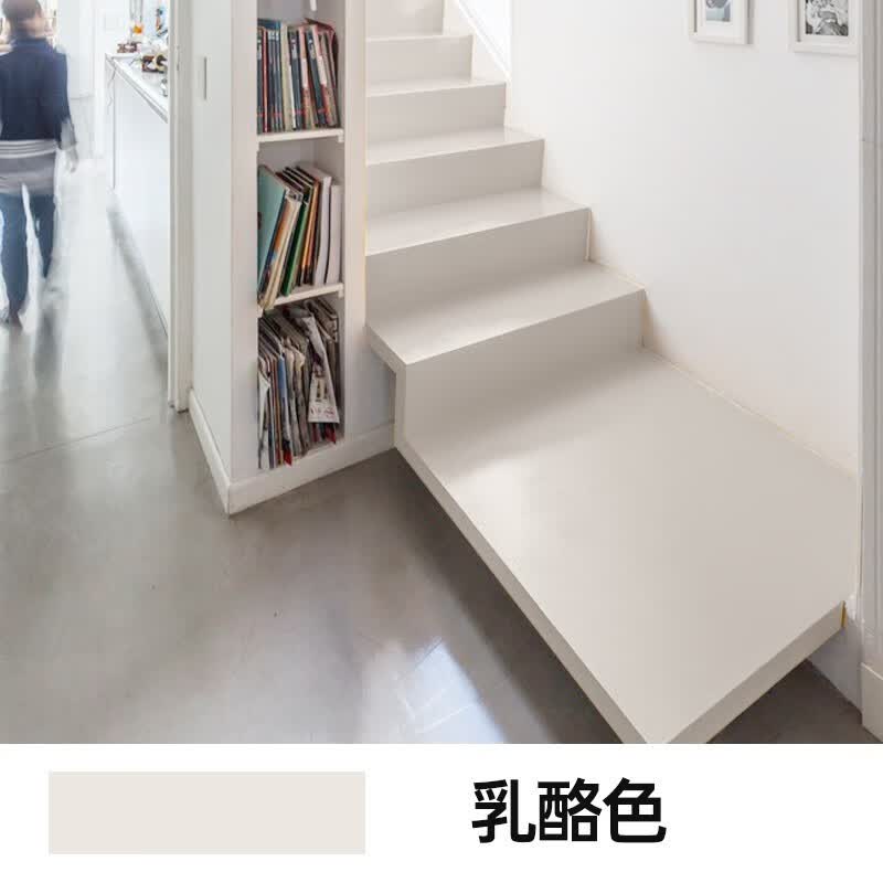 水泥地板漆耐磨家用地平漆防水自流平地面漆环保涂料 乳酪色(带工具)