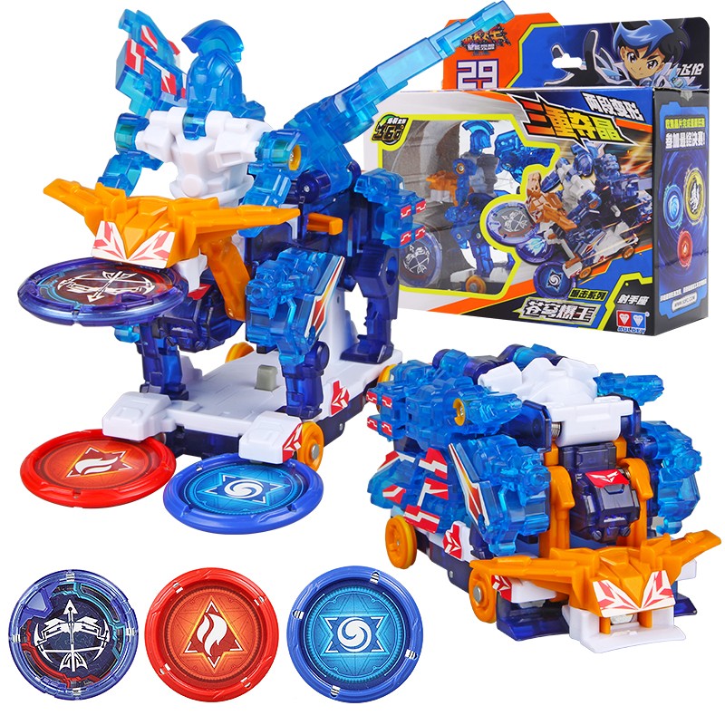 卡佰索爆裂飞车2玩具套装3代暴力爆裂变形十二星座源始星神苍穹爆王