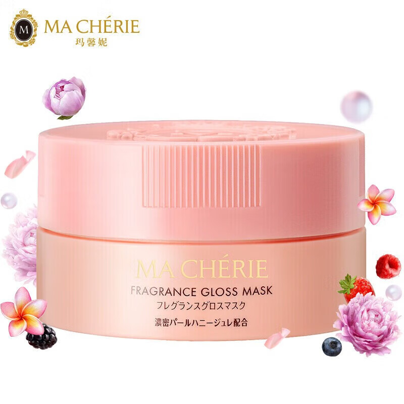 玛馨妮(ma cherie) 日本进口花语蜜润发膜180g滋润补水倒膜柔顺烫染