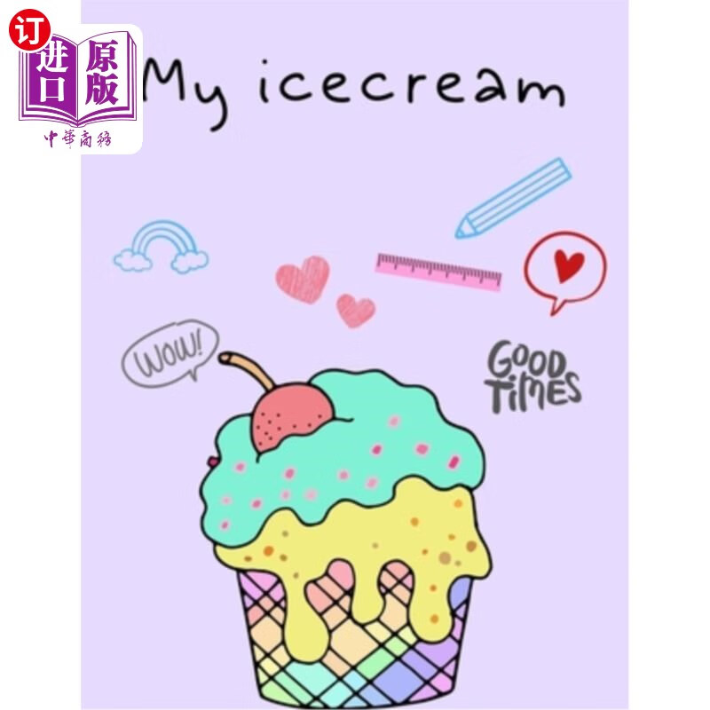 海外直订my ice cream: a perfect ice cream activity book for kids