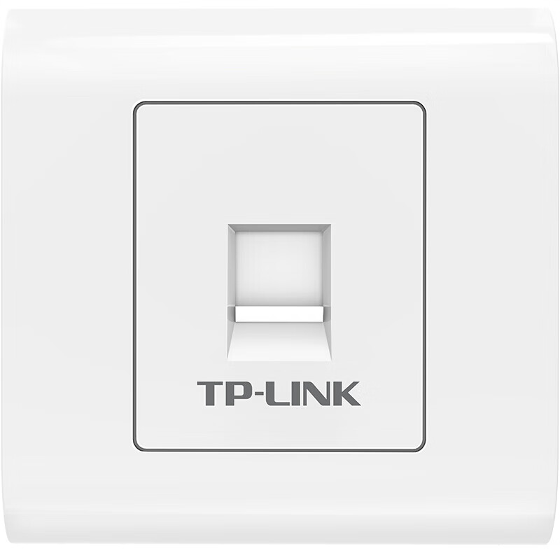 tp-link tl-ef601 单口网络信息面板 86型工程级电脑光纤宽带网线插座