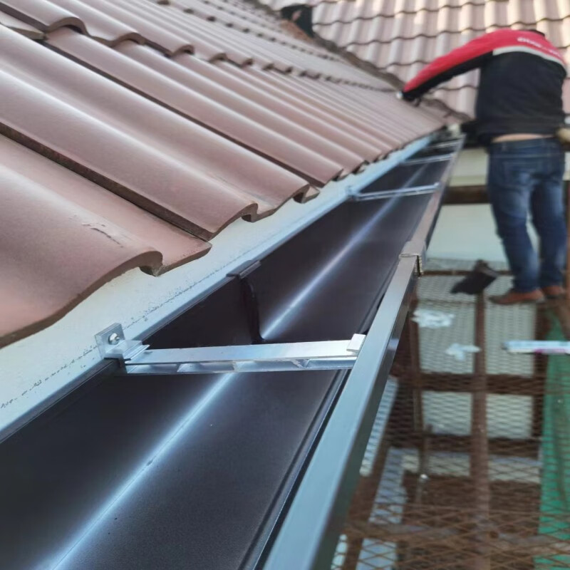 鹿色定制别墅屋檐雨水槽加厚大铝合金型材天沟排水槽阳光房方形落 米