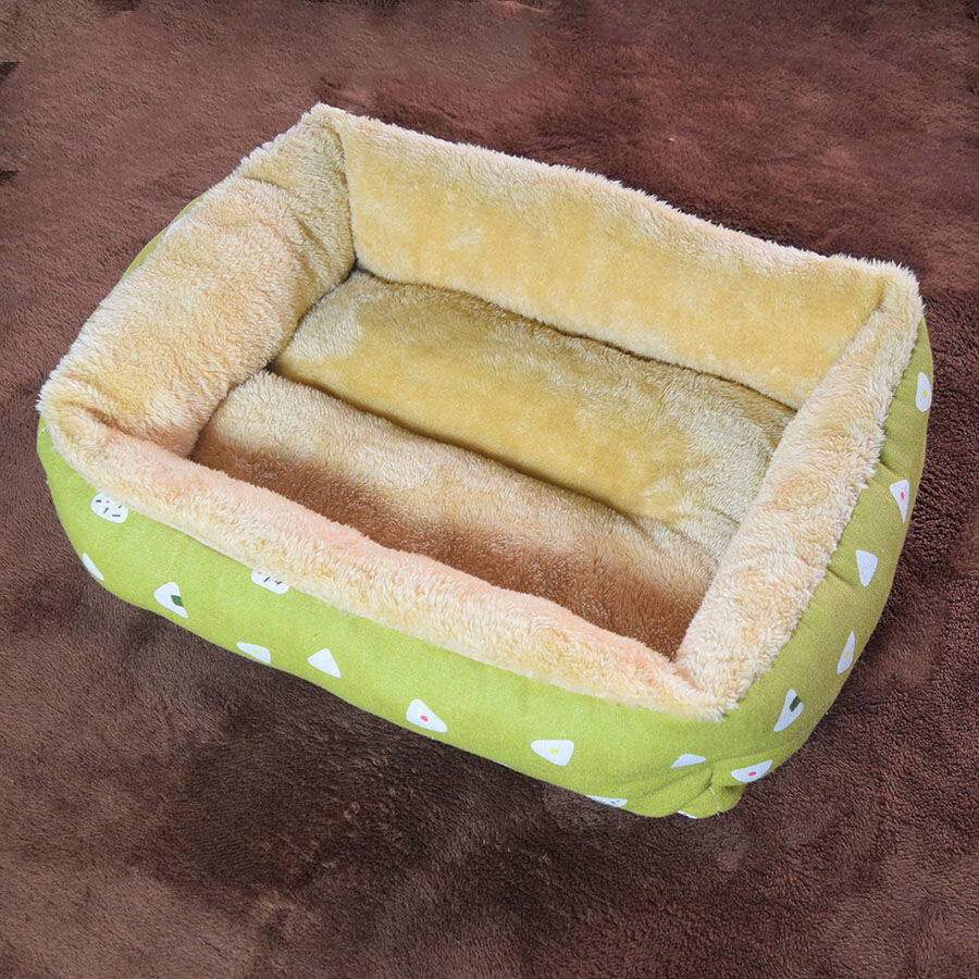 狗窝棉垫15斤内适用于45cm60cm咖啡色方形猫狗窝