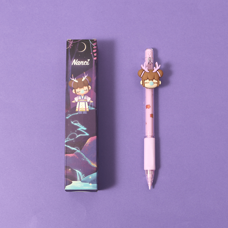 林深不知处盲盒活动铅笔按动笔签字笔自动铅笔nanc 指定(1支笔)小鹿仙