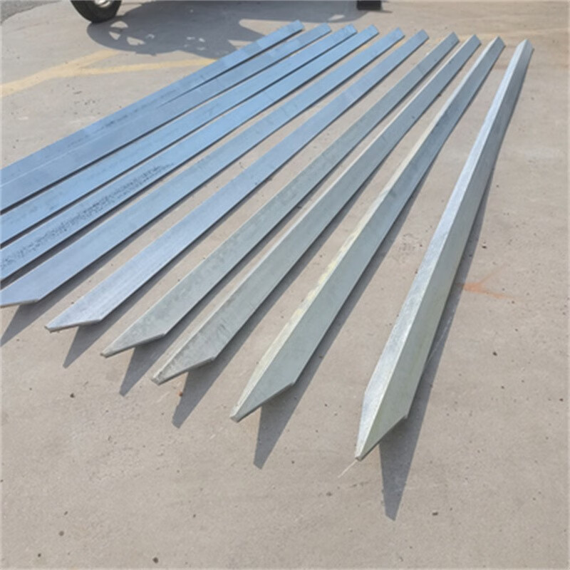 印咸接地桩镀锌角钢冲孔接地线接地角钢简易防锈不锈热镀锌避雷接地极