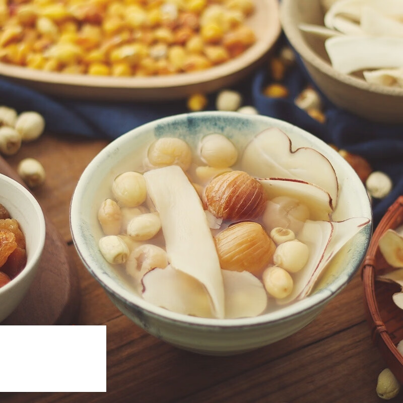 虎钢馋广东煲糖水材料包白果莲子海底椰甜汤材料四季炖品滋补甜品配料